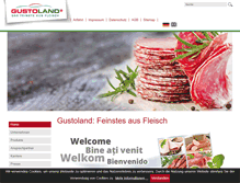 Tablet Screenshot of gustoland.de
